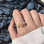 New Fashion Pink Heart Wing Adjustable Open-end Ring