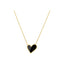 Elegant Heart Shape Titanium Steel Shell Necklace for Women