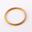 Simple Style Solid Color Silicone Women's Bangle with Gold Foil Accents