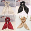 Women's Elegant Satin Bow Hair Tie Ornament