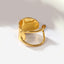 INS Style Irregular Sterling Silver Open Band Ring - Fashion Statement Piece