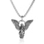 Casual Angel Wings Stainless Steel Unisex Pendant Necklace