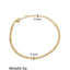 18K Gold Plated Stainless Steel Double Layer Cuban and Snake Chain Bracelet