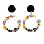 Halloween Acrylic Spider Ghost Pumpkin Cat Earrings