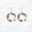 1 Pair Retro Halloween Acrylic Alloy Drop Earrings with Ghost, Skull, and Spider Design