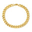 Hip-Hop Cuban Link Stainless Steel Men's Bracelet with Lobster Clasp - Multiple Widths Available