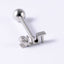 1 Piece Stainless Steel Letter Tongue Ring Punk Style 14G Piercing Jewelry