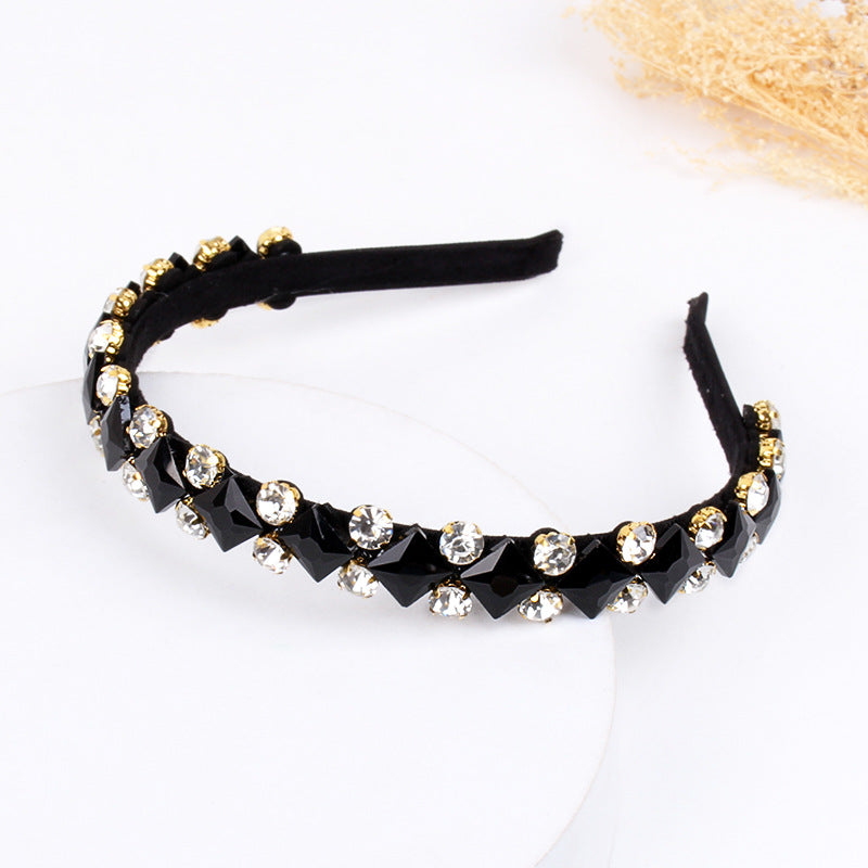 Women's Elegant U-Shape Rhinestone Hairband