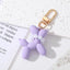 Cute Cartoon Balloon Dog Pearl Keychain Pendant