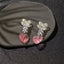 Vintage Sweetheart Bow Knot Acrylic Drop Earrings