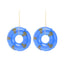 Cute Candy Color Creative Swimming Hoop Earrings - Statement Fashion Jewelry