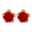 Korean Flower Cloth Earrings Wholesale