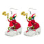 Cartoon Character Grinch Christmas Acrylic Drop Earrings