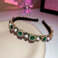 Women's Baroque Pearl & Rhinestone Embellished Hairband