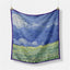 Van Gogh Sunflower Twill Silk Square Scarf