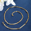 18K Gold Plated Geometric Alloy Necklace Chain