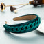 Pastoral Style Wide Color Chain Hairband