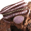 Ethnic Style Natural Stone Beaded Multi-Layer Wrap Bracelet