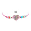 Colorful Butterfly Heart Kids' Friendship Bracelet and Necklace Set