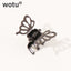 Women's Minimalist Butterfly Metal Hair Claw Clip