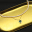 Original Design Heart Shape Freshwater Pearl 18k Gold Plated Pendant Necklace