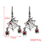 Halloween Skull Spider Pumpkin Alloy Earrings Set