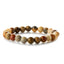 Retro Multicolor Natural Stone Beaded Bracelet Set