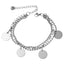 Korean Stainless Steel Love Heart Pendant Rabbit Charm Bracelet