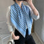 Women's Vintage Style Square Twill Silk Scarf