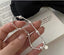 Minimalist Sterling Silver Beaded Bracelet - S925 Spring Rope Design