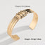 IG Style Geometric Alloy Vintage Hollow Pattern Bangle Bracelet for Women