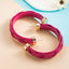 Fashion C-shaped PU Leather Multicolor Bohemian Alloy Earrings