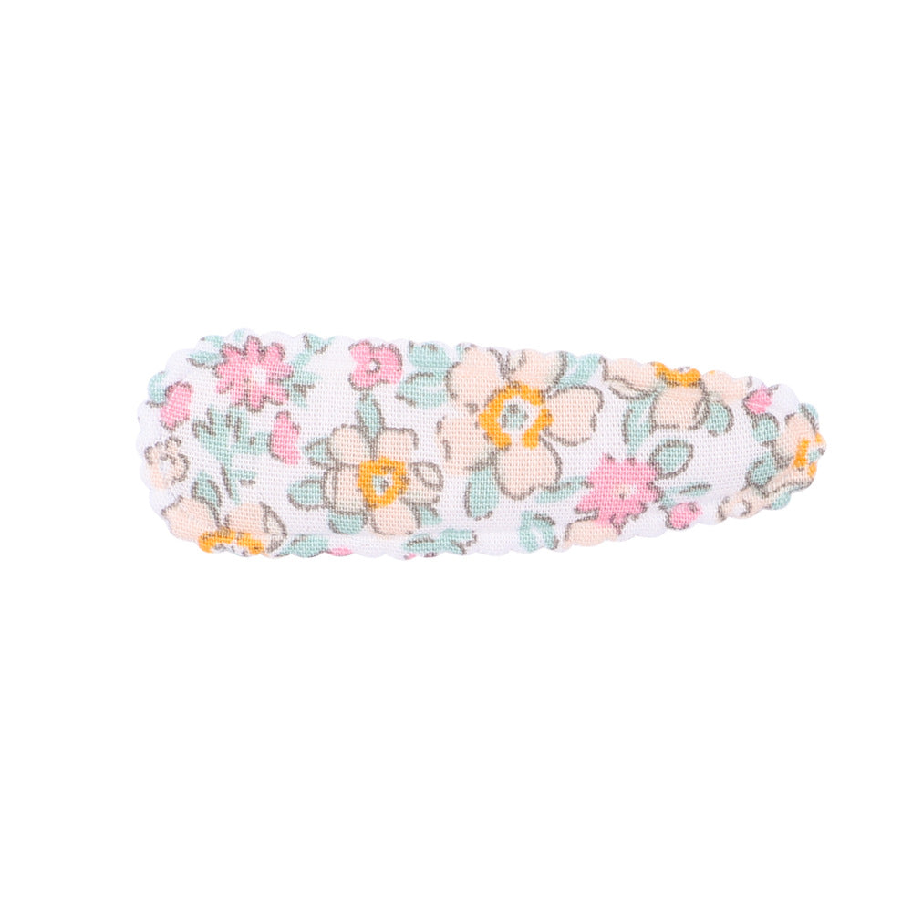 Cute Floral Fabric Hair Clip for Kids