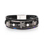 Vacation Tortoise Starfish Ethnic Leather Bracelet with Pearls and Rhinestones