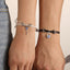 Cute Animal Magnetic Heart Couple Bracelets - Stainless Steel & Adjustable Rope Design