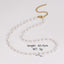 Casual Heart Shape Stainless Steel Pearl Necklace