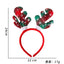 Christmas Reindeer Antler Headband Geometric Party Decorations