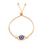 Fashion Evil Eye Rhinestone Alloy Women's Bracelet