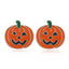 Halloween Skull Spider Pumpkin Alloy Earrings Set