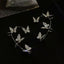 Elegant Butterfly Rhinestone Ear Cuff for Women - No Piercing Required