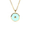 Fashion Copper Drop Oil Star And Moon Necklace Wholesale