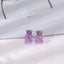 1 Pair Cartoon Bear Resin Rings and Candy Color Bear Stud Earrings for Women