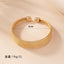 Retro Multi-Layer Circle Gold Plated Women's Bangle Bracelet