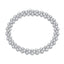 Simple Sterling Silver Moissanite Bracelet