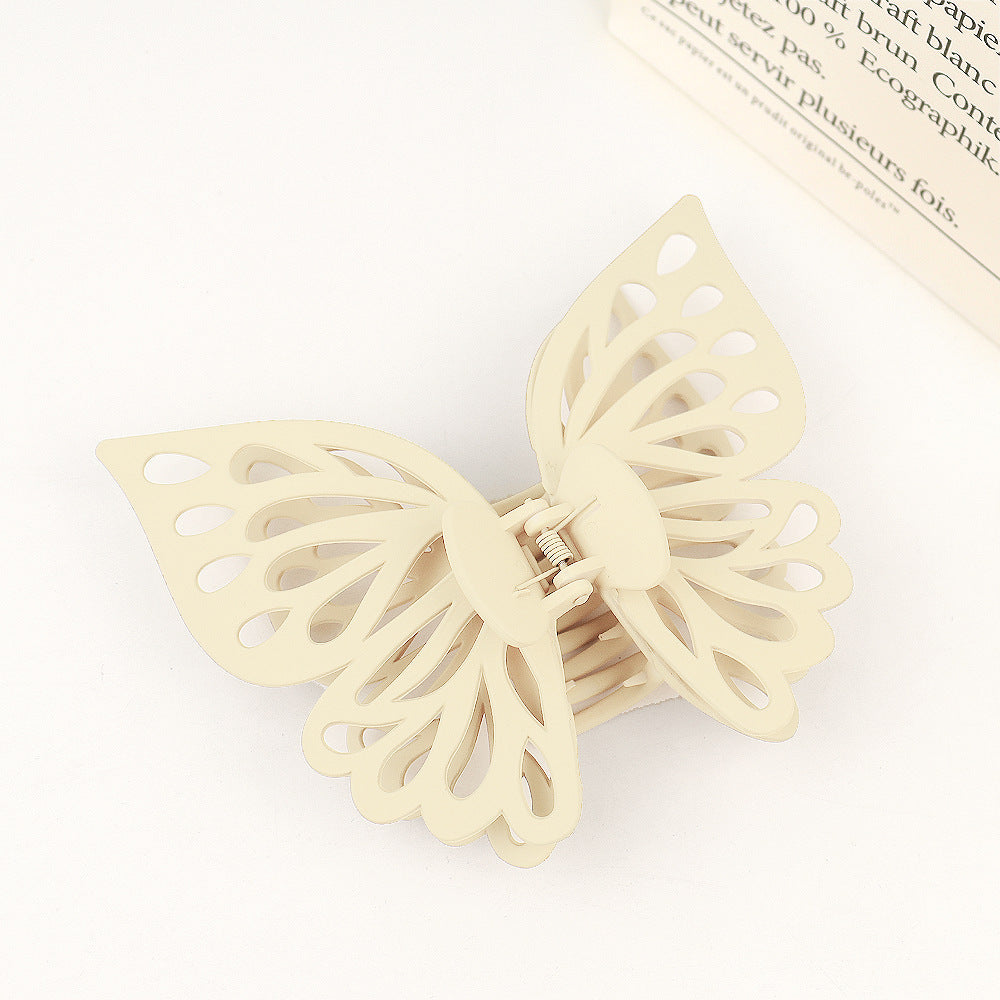 Sweet Butterfly Double Layer Hollow Hair Claw Clip