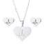 Simple Star and Butterfly Stainless Steel Jewelry Set for Women and Men