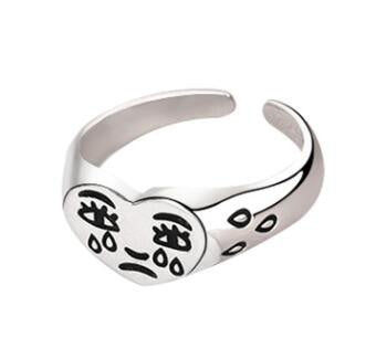 Retro Gothic Skull Hand Gesture Ring