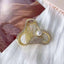 Women's Butterfly Pearl Rhinestone Hair Claw Clip