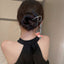 Chinoiserie Floral Pearl Fringe Alloy Hairpin for Women