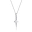 IG Style Stainless Steel Sword Cross Pendant Necklace